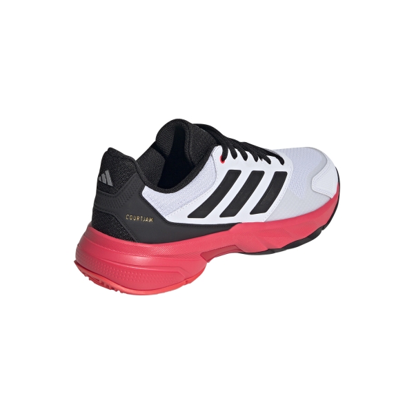 adidas CourtJam Control 3 - FTWR White/Core Black/Lucid Red