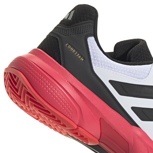 adidas CourtJam Control 3 - FTWR White/Core Black/Lucid Red