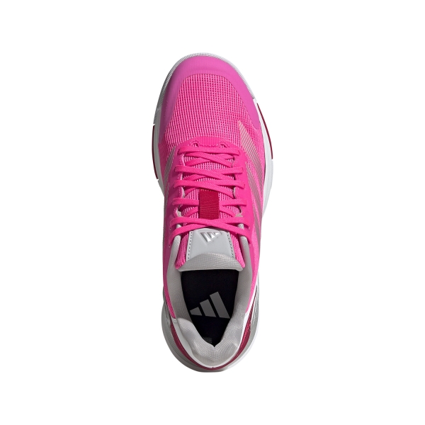 adidas Crazyquick LS Padel - Lucid Pink/Silver Metallic/Lucid Red
