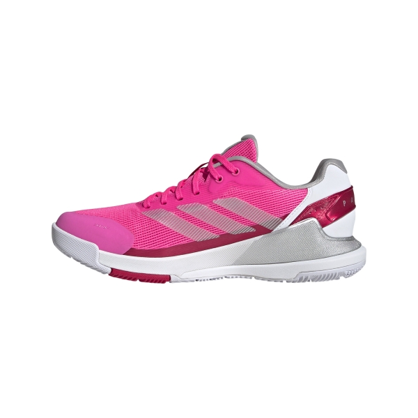 adidas Crazyquick LS Padel - Lucid Pink/Silver Metallic/Lucid Red