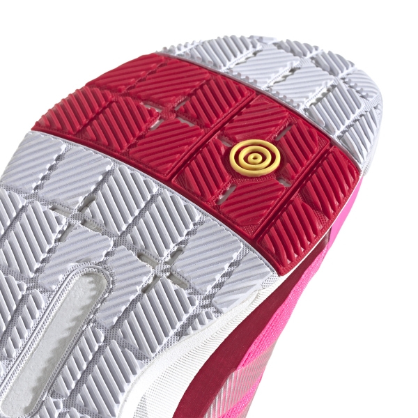 adidas Crazyquick LS Padel - Lucid Pink/Silver Metallic/Lucid Red