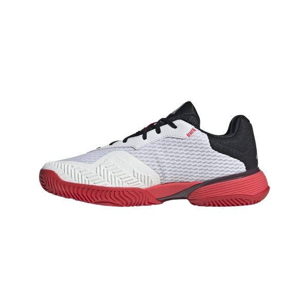 adidas Barricade Bambini - FTWR White/Corre Black/Lucid Red