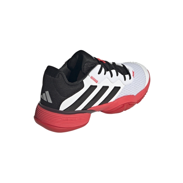 adidas Barricade Bambini - FTWR White/Corre Black/Lucid Red