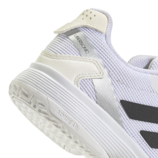 adidas Ubersonic Bambini - Cloud White/Core Black/Silver Metalic