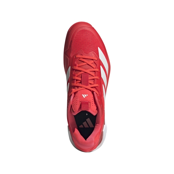 adidas adizero Ubersonic 5 Clay - Lucid Red/Zero Metal/Aurora Ruby