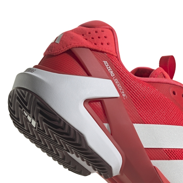 adidas adizero Ubersonic 5 Clay - Lucid Red/Zero Metal/Aurora Ruby