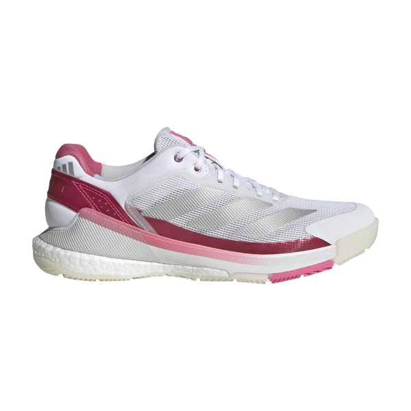 Scarpe Padel adidas Crazyquick Boost Padel  FTWR White/Silver Metal/Lucid Pink JP9588
