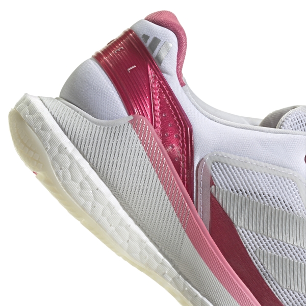 adidas Crazyquick Boost Padel - FTWR White/Silver Metal/Lucid Pink