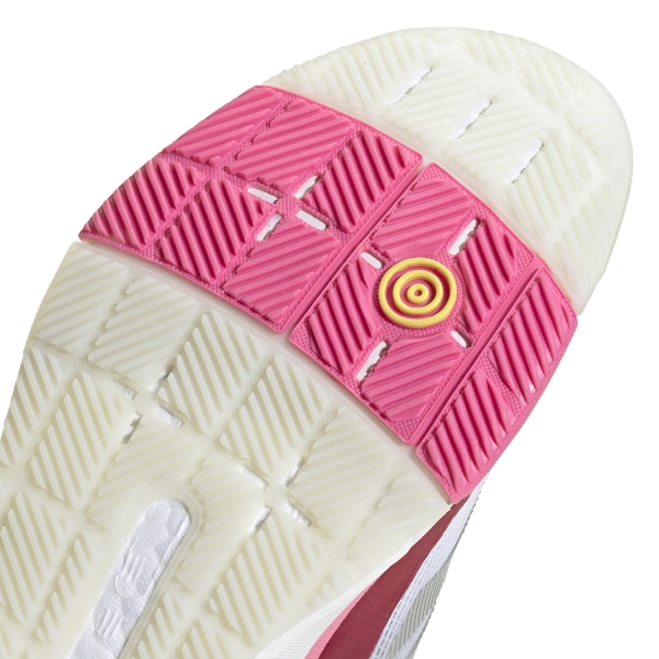 adidas Crazyquick Boost Padel - FTWR White/Silver Metal/Lucid Pink