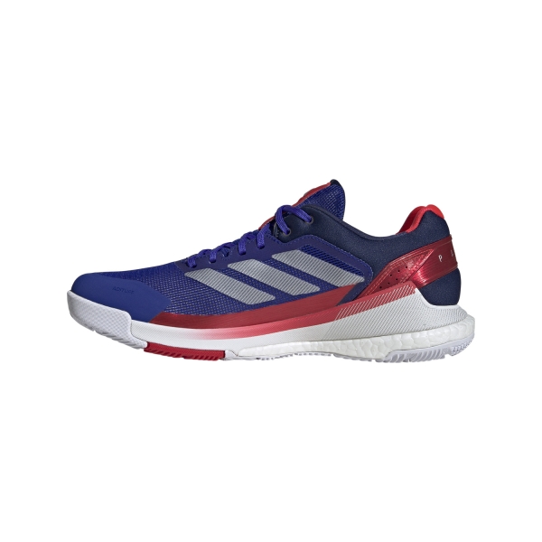 adidas Crazyquick Boost Padel - Lucid Blue/Silver Metal/FTWR White