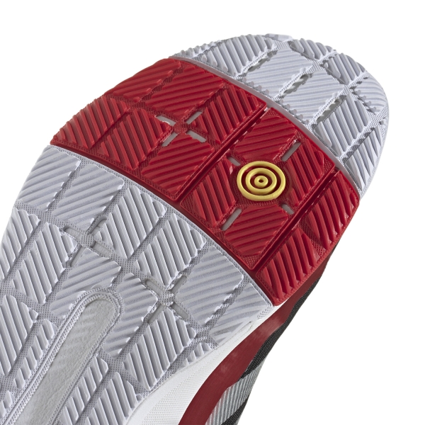 adidas Crazyquick LS Padel - Core Black/Silver Metallic/Lucid Red