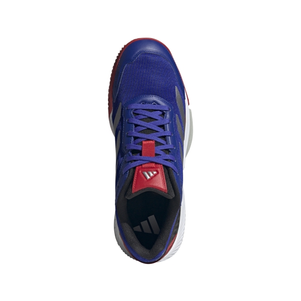 adidas Courtquick Padel - Lucid Blue/Silver Metal/Lucid Red