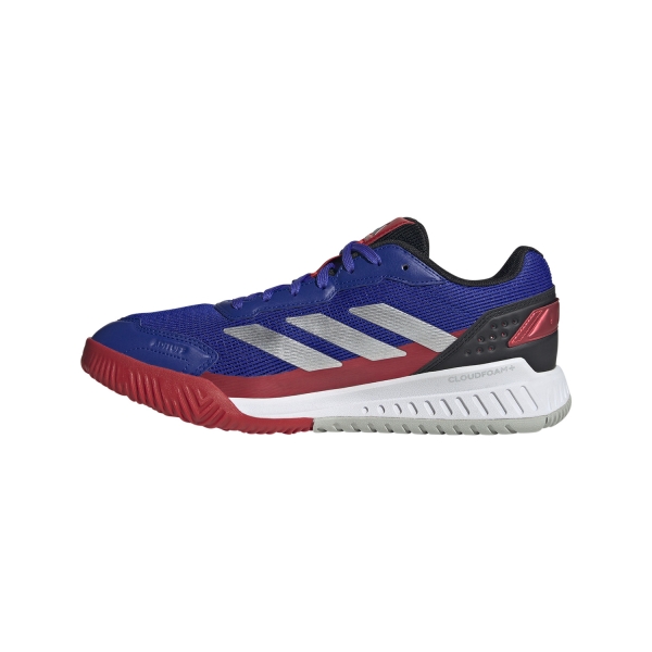 adidas Courtquick Padel - Lucid Blue/Silver Metal/Lucid Red