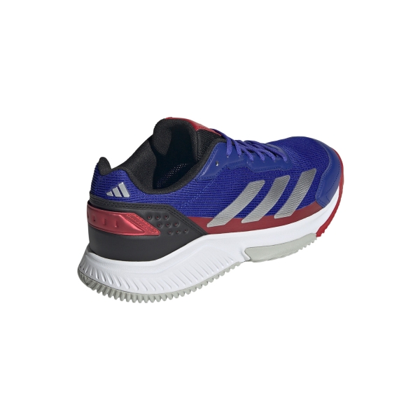 adidas Courtquick Padel - Lucid Blue/Silver Metal/Lucid Red