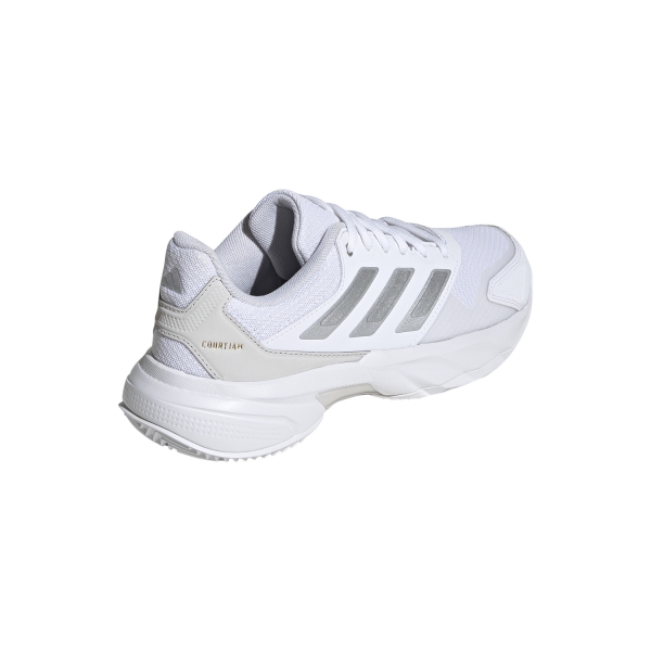 adidas CourtJam Control 3 Clay - FTWR White/Silver Metal/Grey One