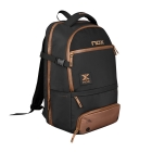 NOX Luxury Open Backpack - Negro/Marrón