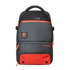 NOX Luxury Open Backpack - Negro/Rojo