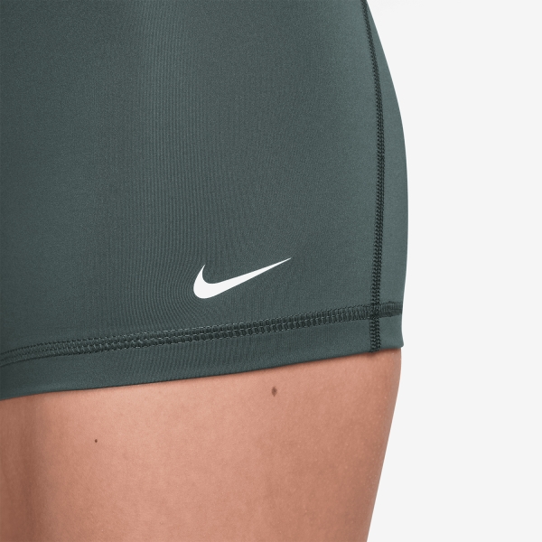 Nike Pro 3in Shorts - Vintage Green/White