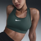 Nike Swoosh Sports Bra - Vintage Green/White