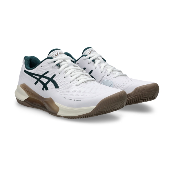 Asics Gel Challenger 14 Clay - White/Saxon Green