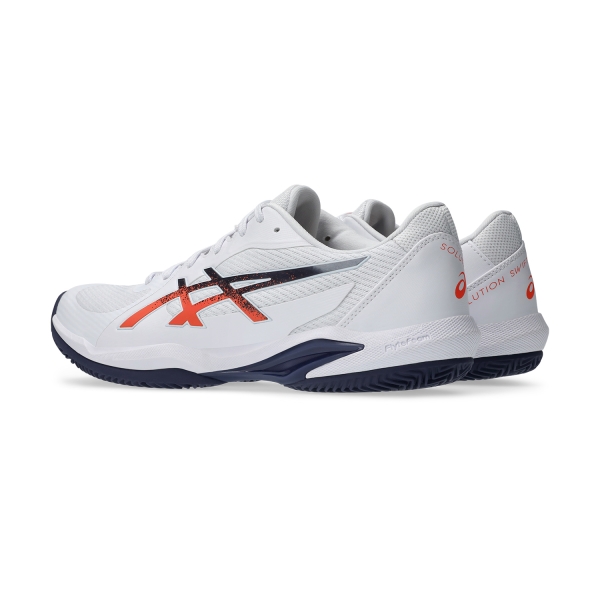 Asics Solution Swift FF 2 Clay - White/Nova Orange