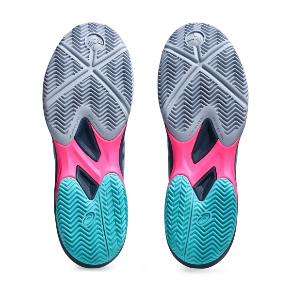 Asics Game FF Padel - Grey Blue/Energy Aqua