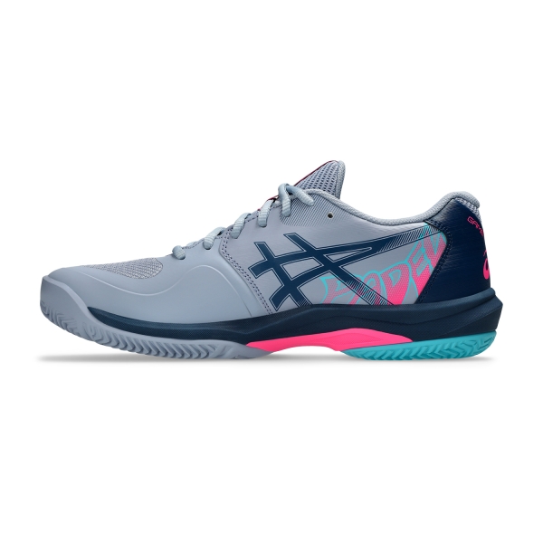 Asics Game FF Padel - Grey Blue/Energy Aqua
