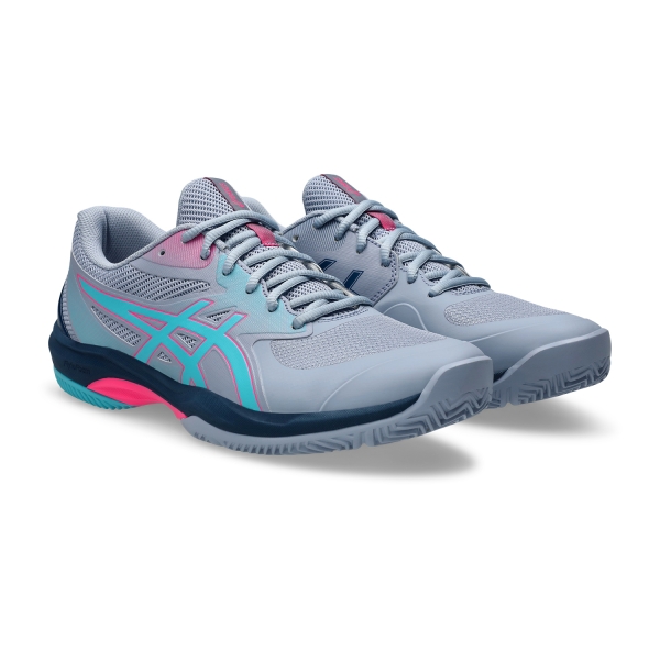 Asics Game FF Padel - Grey Blue/Energy Aqua