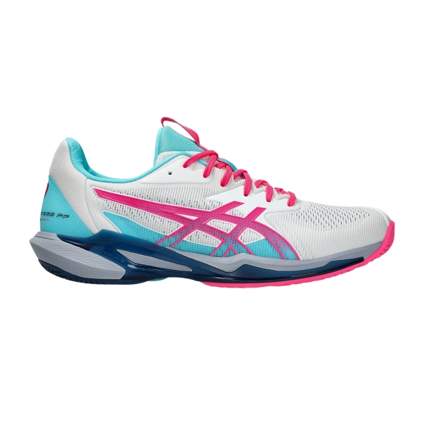 Calzado padel Asics Solution Speed FF 3 Padel  White/Hot Pink 1041A496100