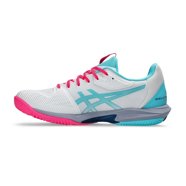 Asics Solution Speed FF 3 Padel - White/Hot Pink