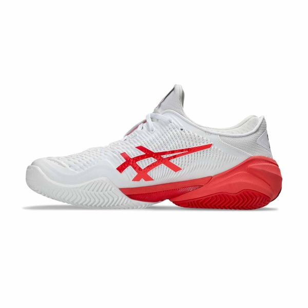 Asics Court FF 3 Novak Clay - White/Electric Red