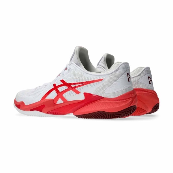 Asics Court FF 3 Novak Clay - White/Electric Red