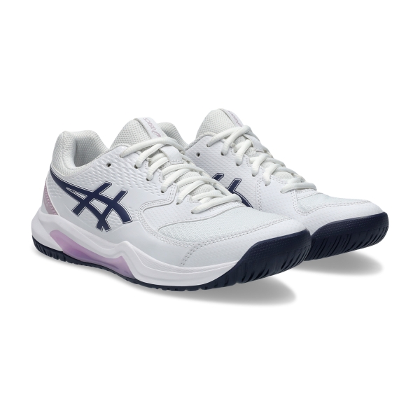 Asics Gel Dedicate 8 - White/Indigo Fog