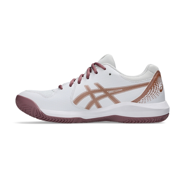 Asics Gel Dedicate 8 Padel - White/Dark Ube