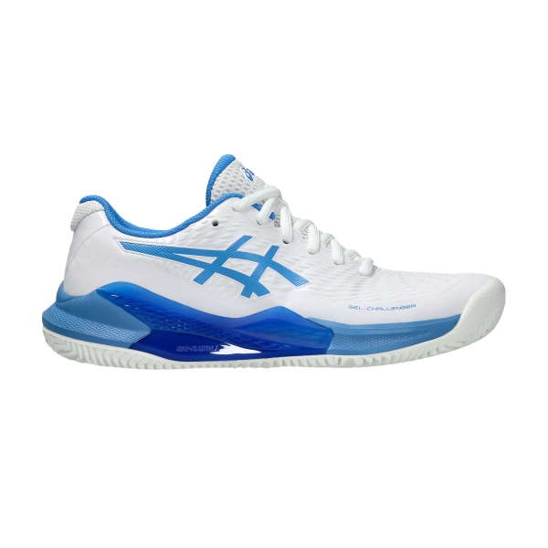 Scarpe Tennis Donna Asics Gel Challenger 14 Clay  White/Blue Coast 1042A254103