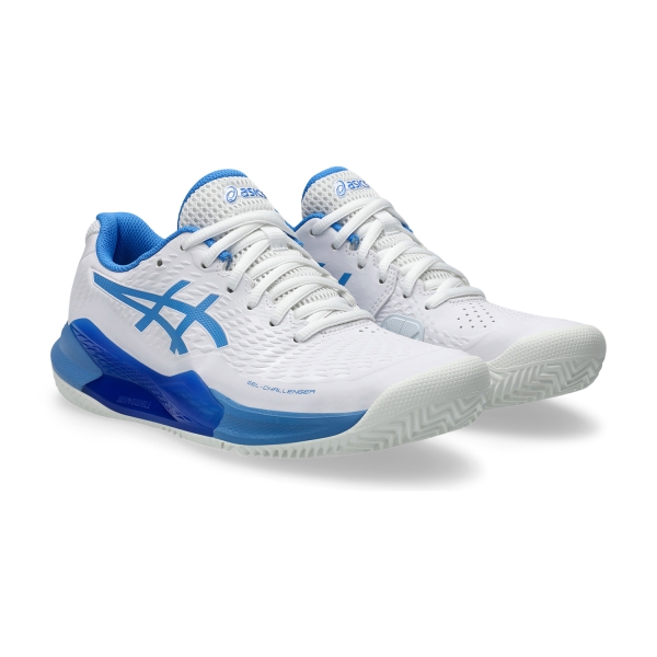 Asics Gel Challenger 14 Clay - White/Blue Coast