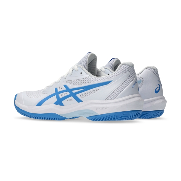 Asics Game FF Clay/OC - White/Blue Coast