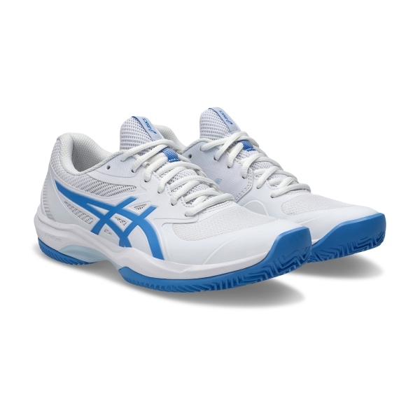Asics Game FF Clay/OC - White/Blue Coast