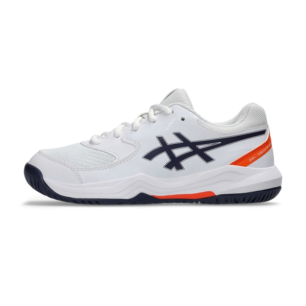 Asics Gel Dedicate 8 GS Bambini - White/Indigo Fog