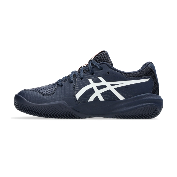 Asics Gel Resolution X GS Clay Bambini - Midnight/White