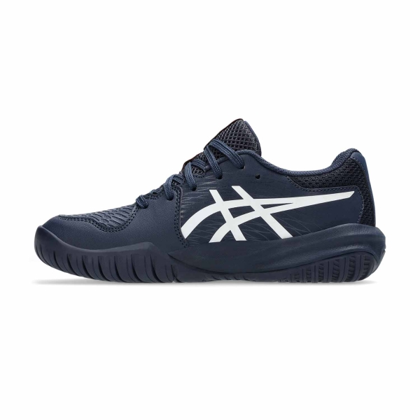 Asics Gel Resolution X GS Bambini - Midnight/White