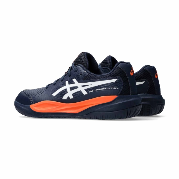 Asics Gel Resolution X GS Bambini - Midnight/White