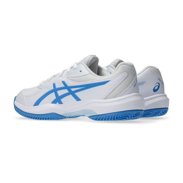 Asics Gel Game GS Clay/OC Bambini - White/Blue Coast