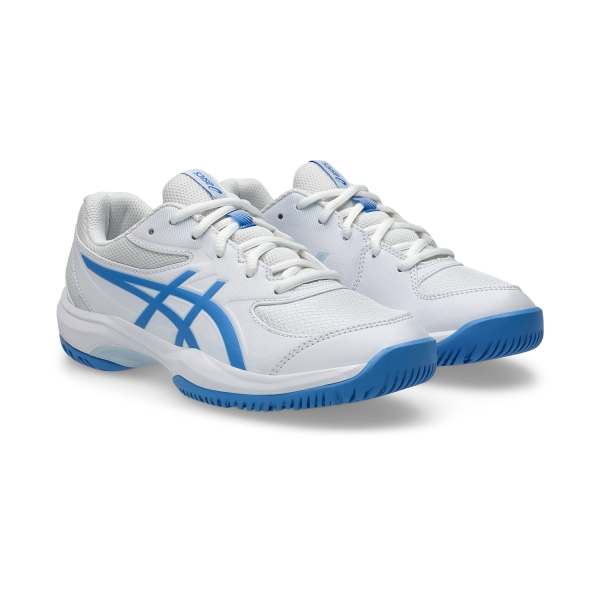 Asics Gel Game GS Bambini - White/Blue Coast
