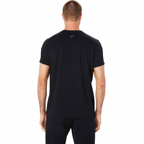 Asics Logo Maglietta - Performance Black/Graphite Grey