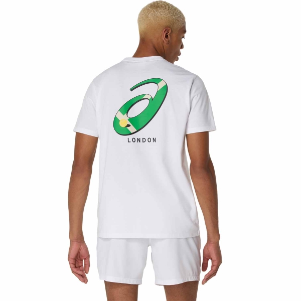 Asics Court Graphic Maglietta - Brilliant White