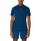 Asics Court Logo Maglietta - Mako Blue