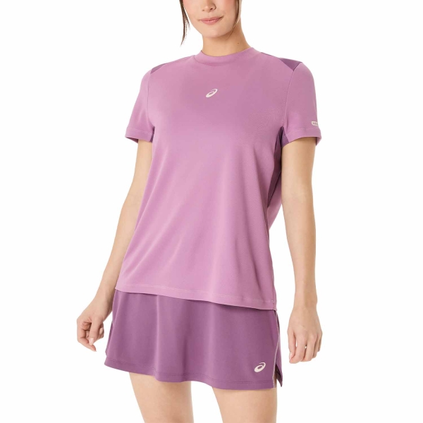 Women`s Tennis T-Shirts and Polos Asics Court Logo TShirt  Ube 2042A380500