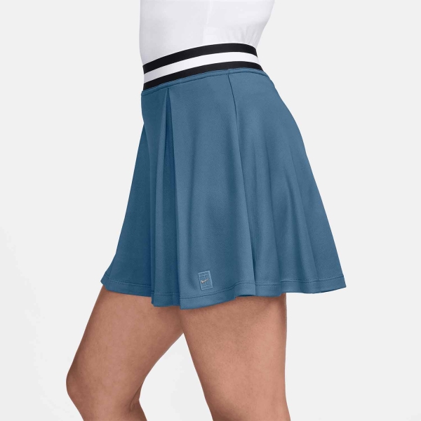 Nike Court Dri-FIT Heritage Skirt - Aegean Storm