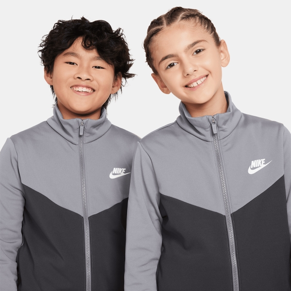 Nike Sportswear Tracksuit Junior - Smoke Grey/Anthracite/White